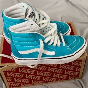 Kids Blue Vans size 12.0
